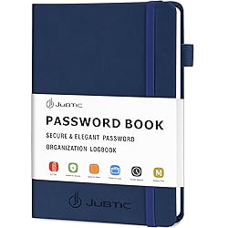 JUBTIC Password Keeper Book with Alphabetical
