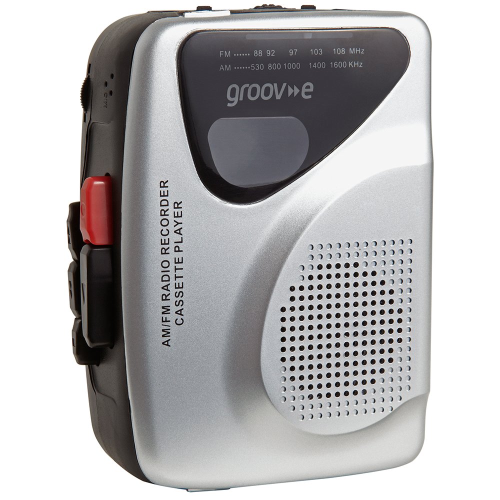Groove Retro Series Personal Cassette Player Recorder Walkman AM/FM
