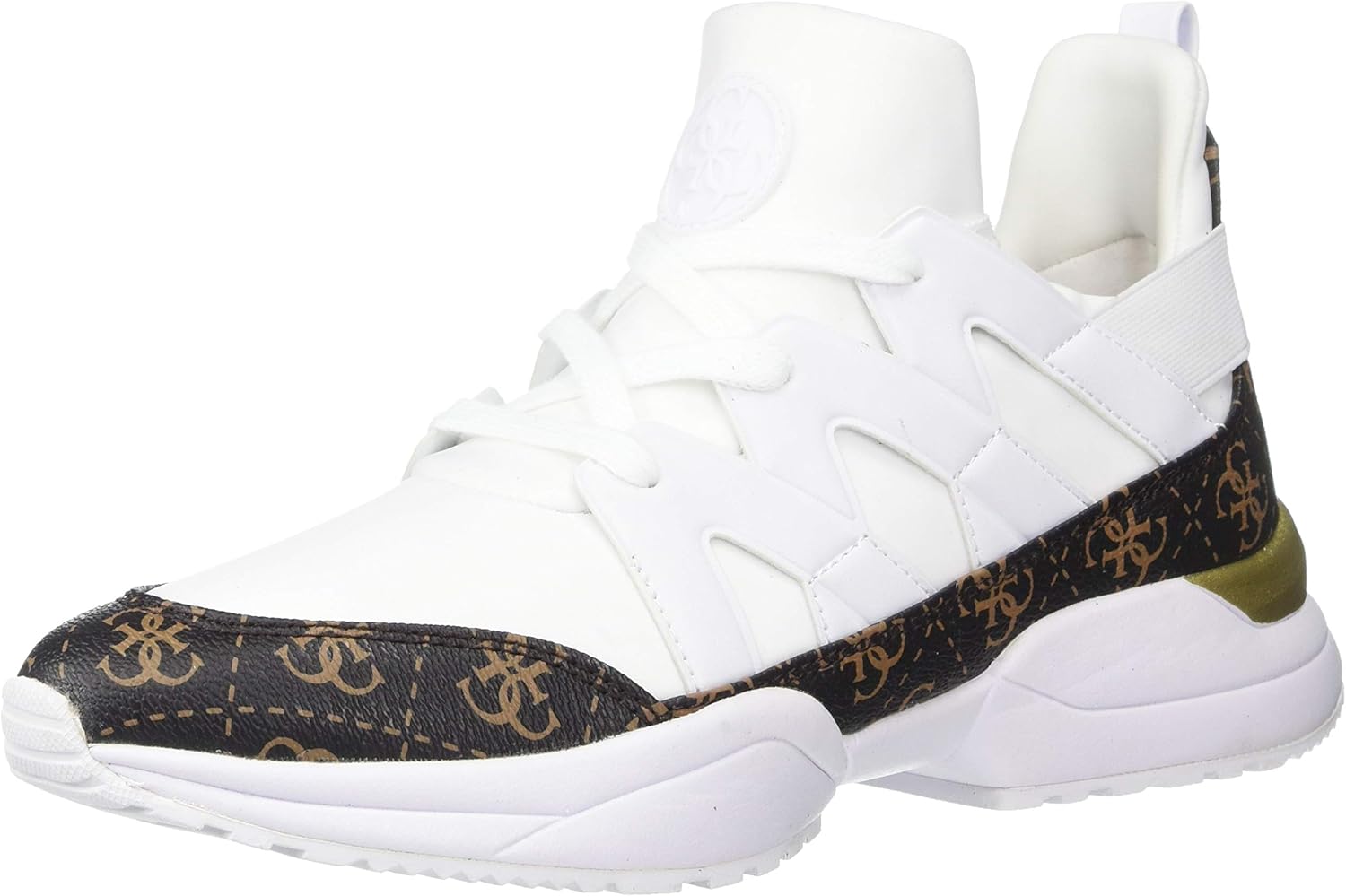 guess white sneakers amazon