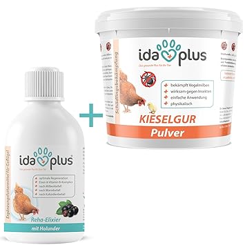 Ida Plus Kieselgur (Kieselerde) Anti Milben Pulver 5 kg Reha-Elixier ...