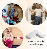 OWill 8 Pack Cupboard Locks Child Safety Kitchen Fridge Cabinet Door view 6