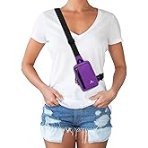 Peicees Small Crossbody Bag for Men Women Mini Sling Bag Travel Running Phone Daypack Cross Body Shoulder Bags with Keyholder