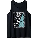 Fido Dido Text Frame Tank Top