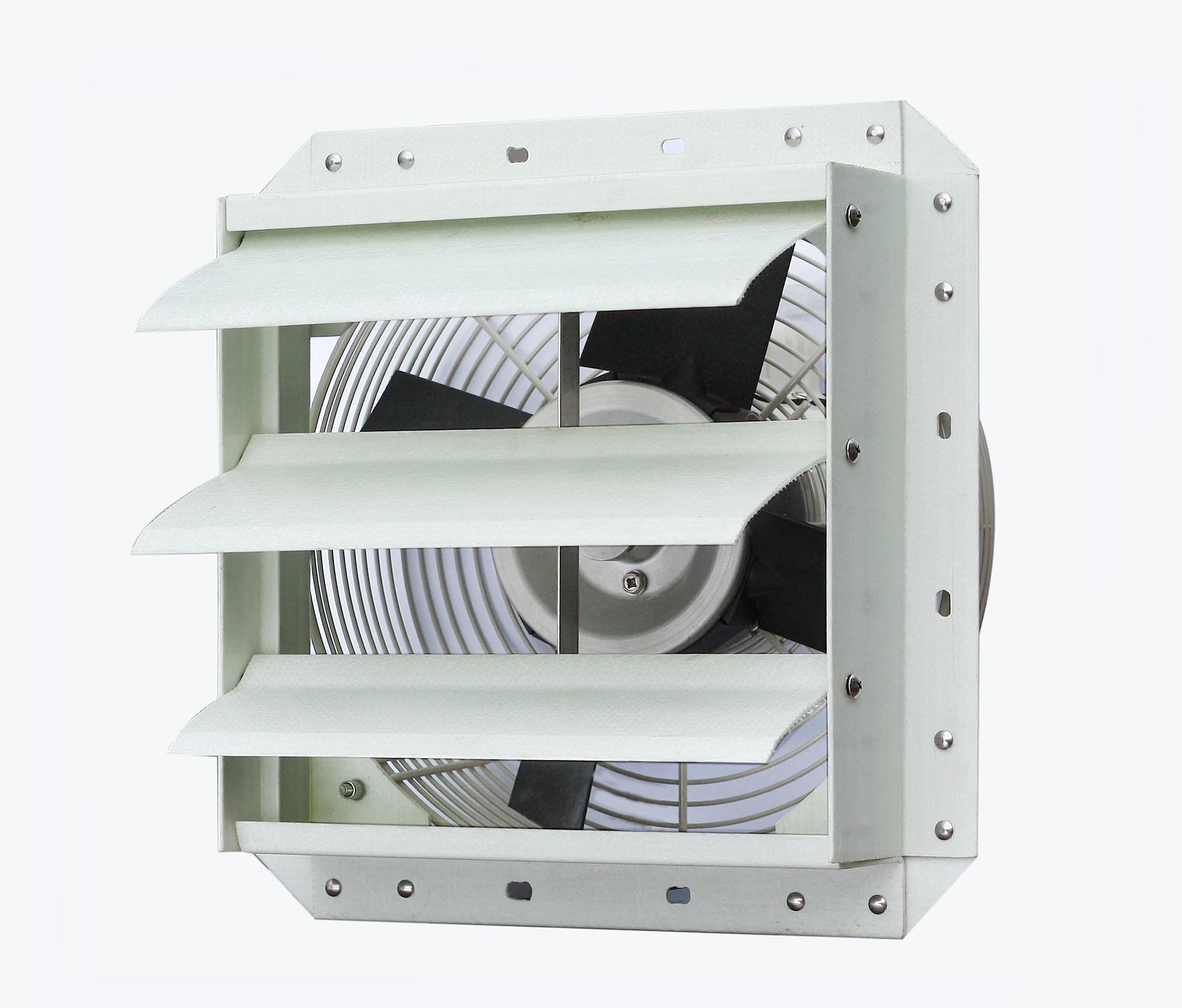 iLIVING 12-Inch Corrosion Resistance Shutter Exhaust Fan, Single Speed Image