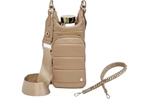 WanderFull Original HydroBag | Oprah’s Favorite Things 2024 | Vegan Leather Water Bottle Holder w/Strap Bundle