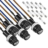 JAMHER 5 Pack Panel Mounted Fuse Holder 6x30mm