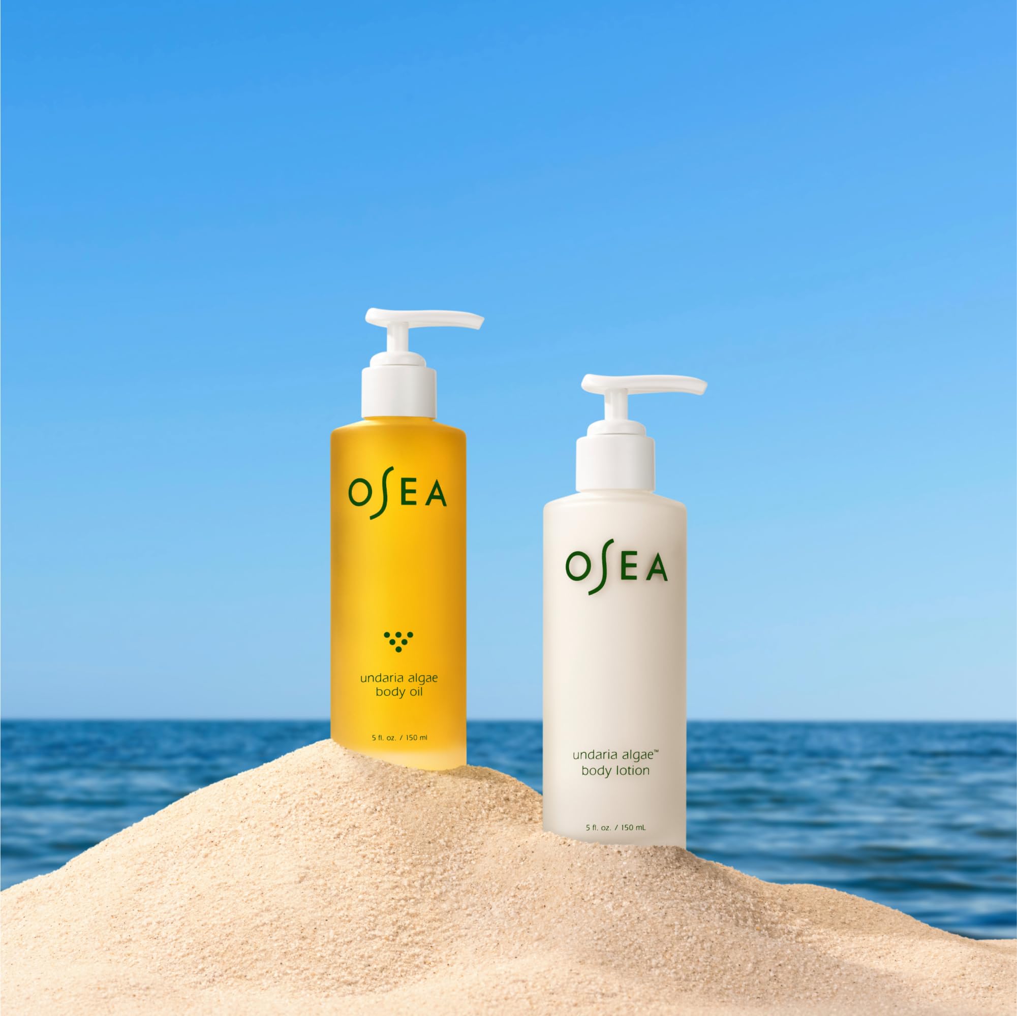 OSEA Undaria Body Bestsellers Full Size Set ? Includes Undaria Algae? Body Oil 5oz & Undaria Algae? Body Lotion 5oz ? Hydrating & Firming Body Care ? Perfect Holiday Gift Set