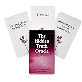 All Things Intuitive The Hidden Truth Oracle - Messages for Relationships in Challenge, 54 Cards, Indie, Premium Card Stock - Made in USA, Pink