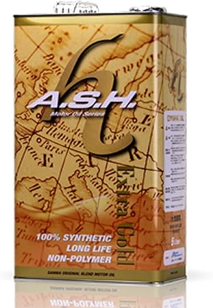 Amazon A S H アッシュ エクストラ ゴールド エンジンオイル 15w 50 ノンポリマー ノンエステル 100 化学合成油 エンジンオイル オイルフィルター 車 バイク