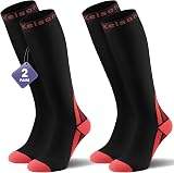 Calves Kelson 2 Pairs Compression Socks 20-30 mmHg Knee High unisex
