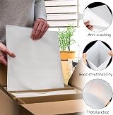 GIAK Foam Packing Sheets 100 Pack White 13" x 13" Recyclable Polyethylene view 3
