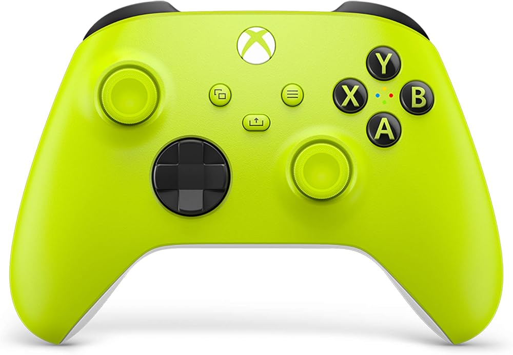 Xbox Wireless Controller Electric Volt - Yellow, Bluetooth & Xbox Wireless