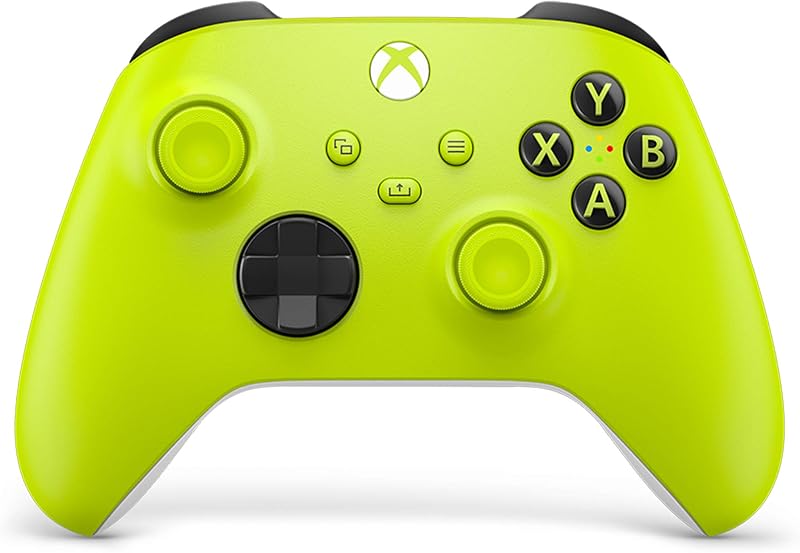 Xbox Wireless Controller Electric Volt - Yellow, Bluetooth & Xbox Wireless