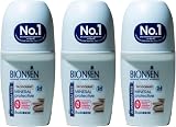 Bionsen Mineral Protective Roll-On Deodorant 50ml 3 Pack No Aluminum