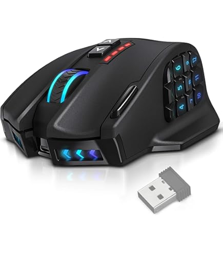 Amazon.com: ELECOM Gaming mouse [DUX] Wired 14 button 3500dpi