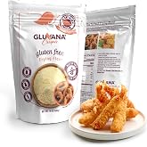 Gluvana Gluten-Free Flour for Frying & Air Frying, Extra Crispy Coating & Batter Mix, Ancient Grain Amaranth & Quinoa GF Flou