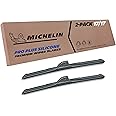 Michelin 40-1717SPBA Pro Plus Silicone Twin Pack 17 inch Wiper Blade Fits Select Toyota, Ford, Chevrolet, Suzuki, Geo, Isuzu, Hyundai, Nissan, Pontiac, Subaru, Model Years (2 Pack)