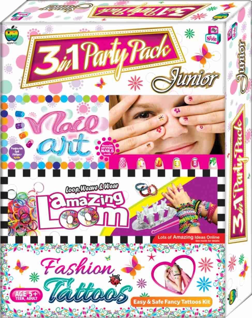 Applefun 3 in 1 Party Junior Pack, Multi Color