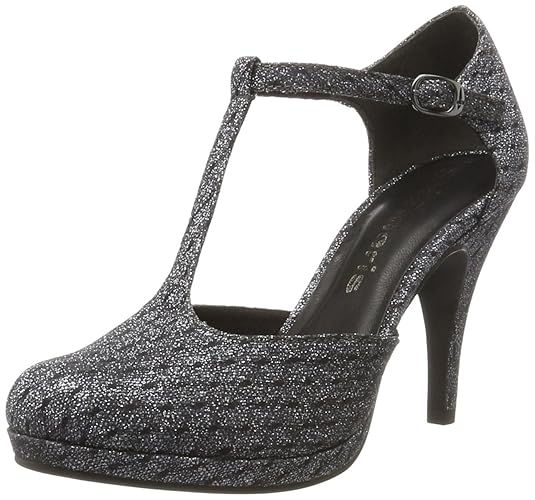 Tamaris Damen 24429 T-Spangen Pumps