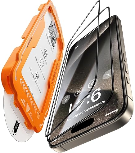 Amazon.com: NeverBreak 9H+ Hardness for iPhone 15 Pro Screen