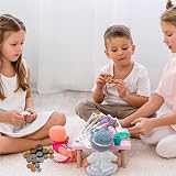 LORD C Play Money Pounds Banknotes And Coins Classroom Toy Set UK Currency view 3