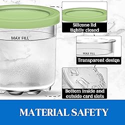 Creami Pints and Lids for Ninja - 4 pack Creamy