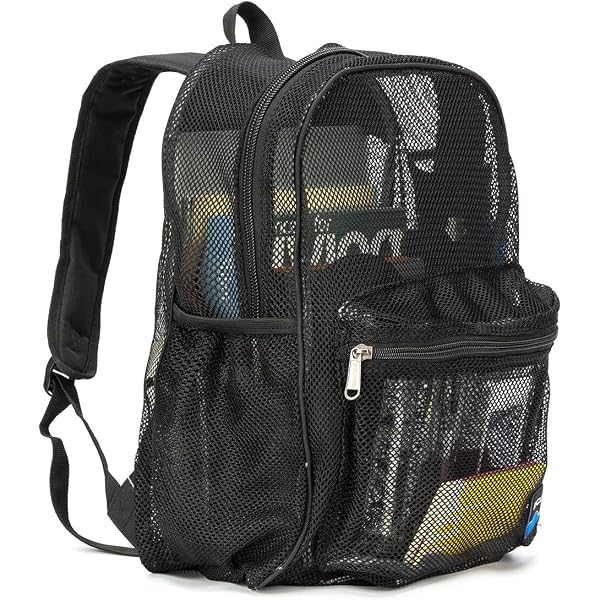 Heavy Duty Mesh Backpack For School & Sports - Transparent Breathable Bag For Adults & Kids - View #8