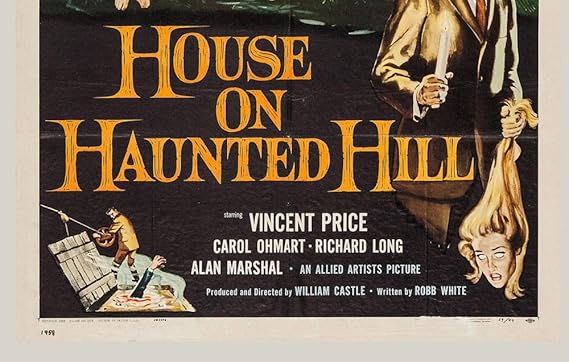 10+ House On Haunted Hill Original Movie Poster Images