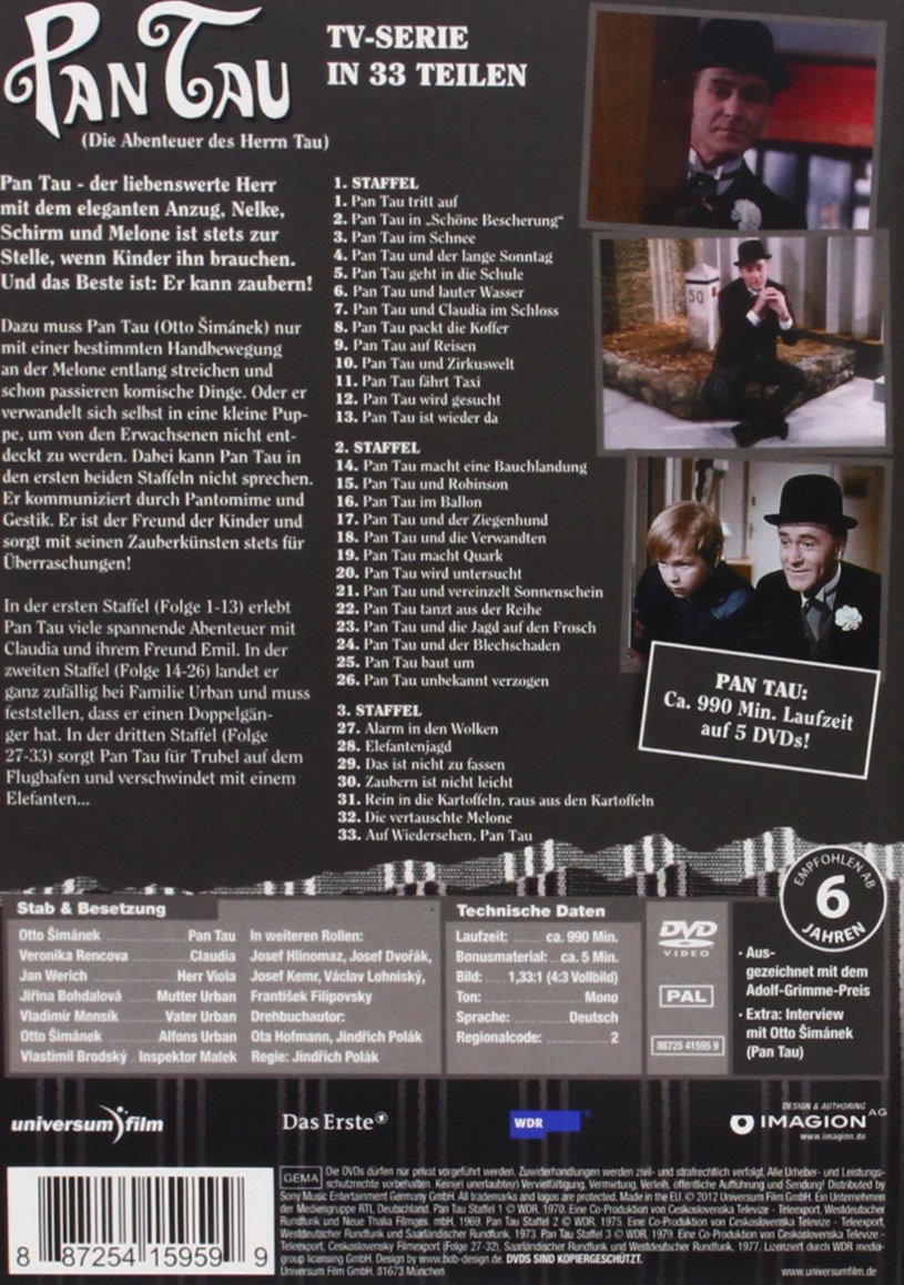 Amazon Com Pan Tau Jumbo Amaray Movies Tv