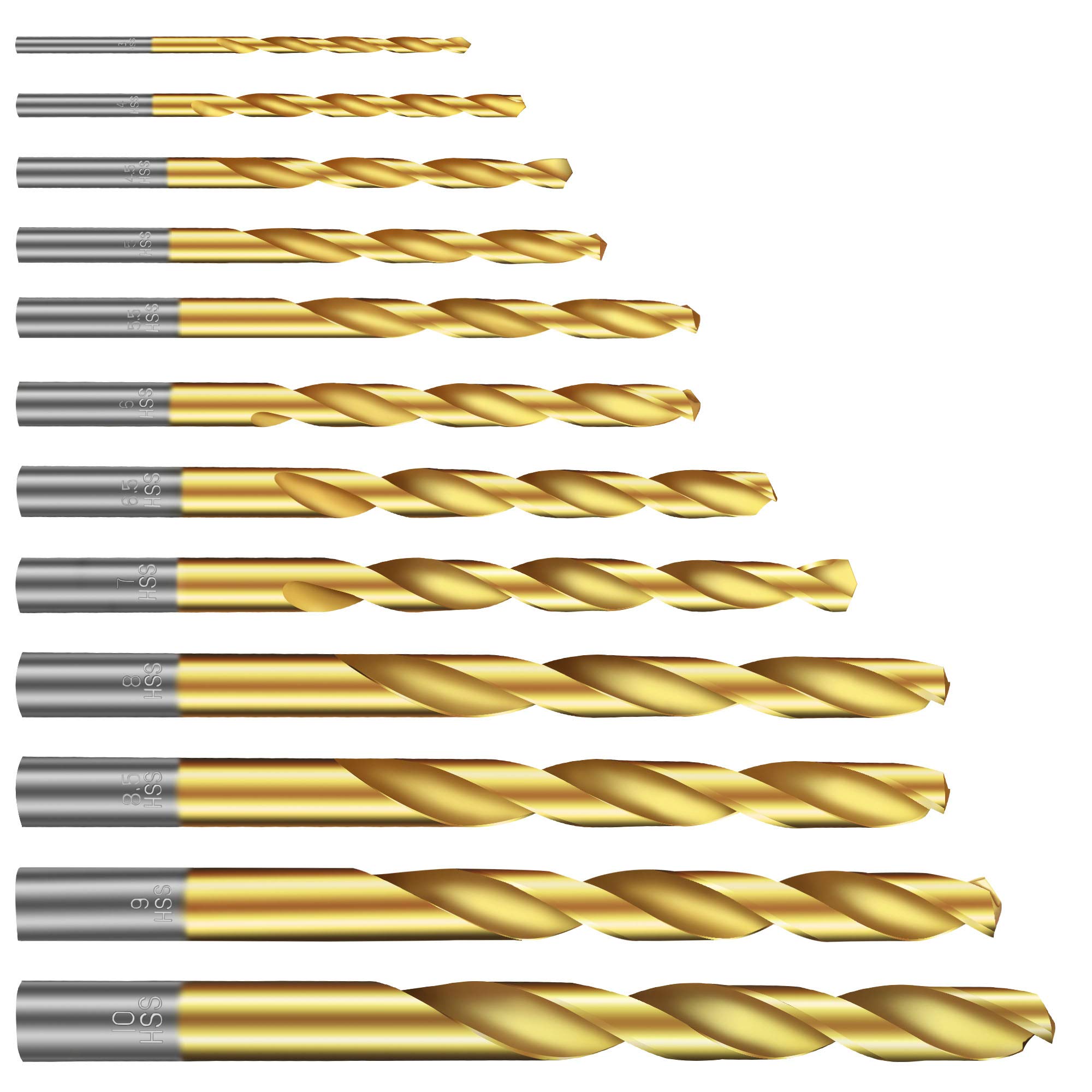 Werkzeug Titanium Drill Bit Set General 