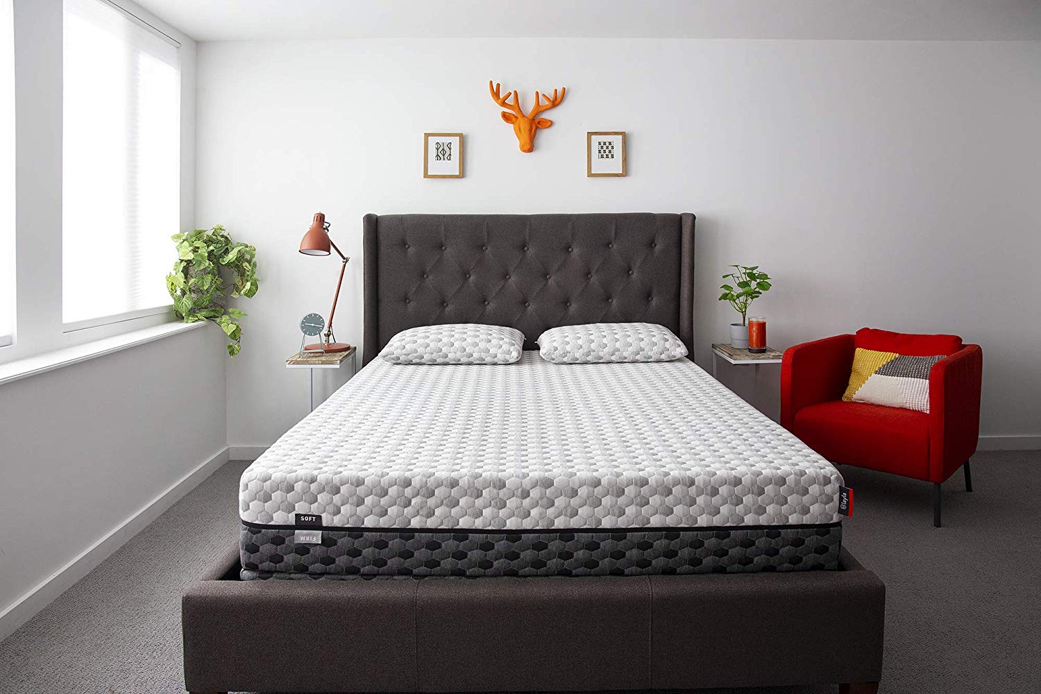Amazon.com: Layla 10” Copper Infused Memory Foam Mattress, Cooler