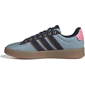 adidas Mens Grand Court Simpsons Lace Up Sneakers Shoes Casual - White