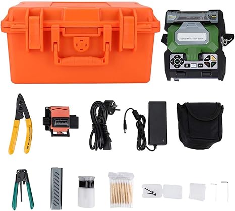 Empalmador de fusión de fibra óptica