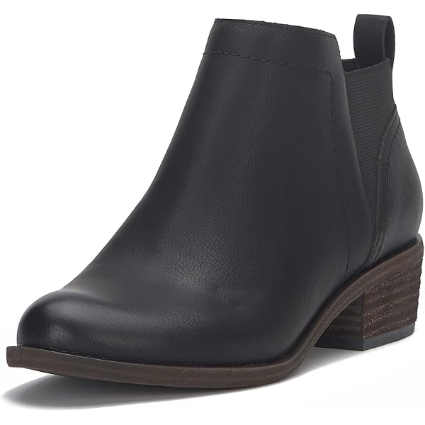 Lucky Brand Devvo Black Suede Bootie Size 9.5 M Amazon.com | Lucky Brand Devvo Bootie | Ankle & Bootie main image 4