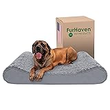 Furhaven Cooling Gel Dog Bed for Large Dogs