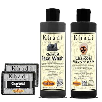 khadi natural herbal charcoal soap
