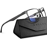 ANYLUV Blue Light Glasses Men/Women, Carbon Fiber Working Blue Light Blocking Glasses Relieve Eyestrain