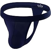 Summer Code Men's Thong T-Back Undewear Low Rise G-String Bikini Soft Waistband Under Panties