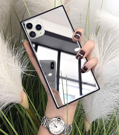 Amazon Com Square For Iphone 12 Pro Max Mirror Case Ytanazing Luxury Glass Glossy Mirror Shockproof Smooth Hard Case With Soft Silicone Bumper Tpu Frame Compatible With Iphone 12 Pro Max 6 7 Inch Amazon Com Square For Iphone 12 Pro Max Mirror Case Ytanazing Luxury Glass Glossy Mirror Shockproof Smooth Hard Case With Soft Silicone Bumper Tpu Frame Compatible With Iphone 12 Pro Max 6 7 Inch