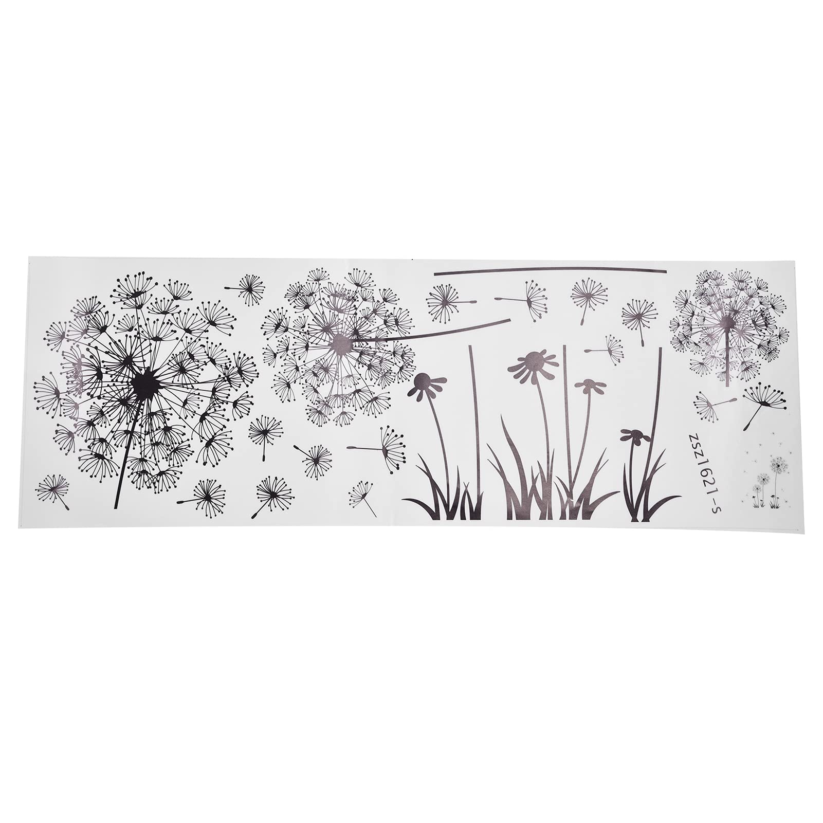 Decorative Wall Sticker Dandelion Flowers Wallpaper PVC Self‑Adhesive Living Room Study Office Background Wall Decoration Wall Stickers