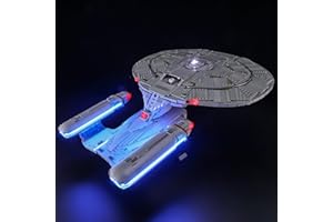 LED Light for Lego 10356 U.S.S. Enterprise NCC-1701-D Set, Light Kit Compatible with Lego 10356 Building Blocks Model, Not In