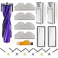 Frexusuent Accessories Kit for Freo X Plus Robot Vacuum Cleaner, Freo X Plus Replacement,1 Main Brush, 2 Filters, 2 Dust Bags, 4 Mop Pads, 6 Side Brushes Attachments