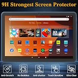 GOZOPO Screen Protector for Fire HD 10 13th/11th Gen 2 Pack Tempered Glass view 3