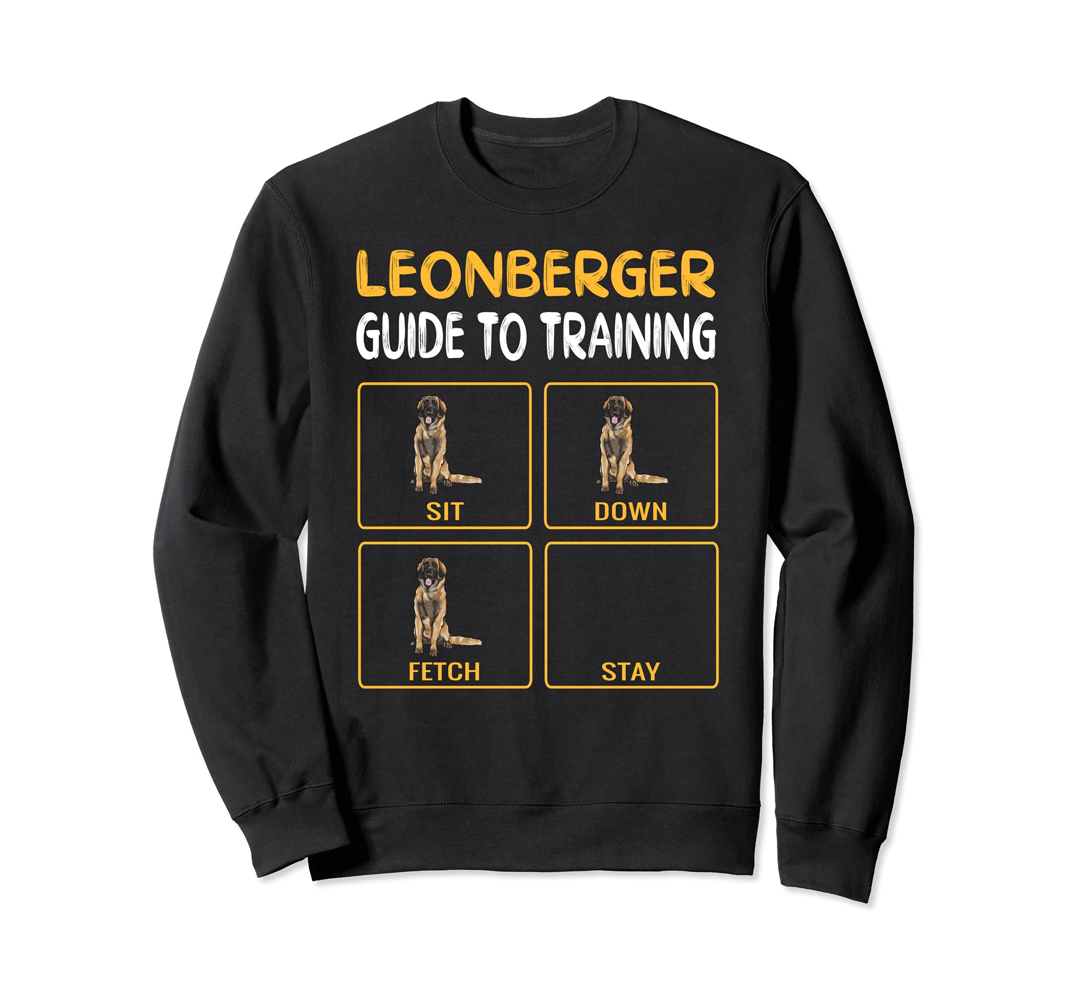 Funny Leonberger Guide To Training Dog Obedience Trainer Sweatshirt