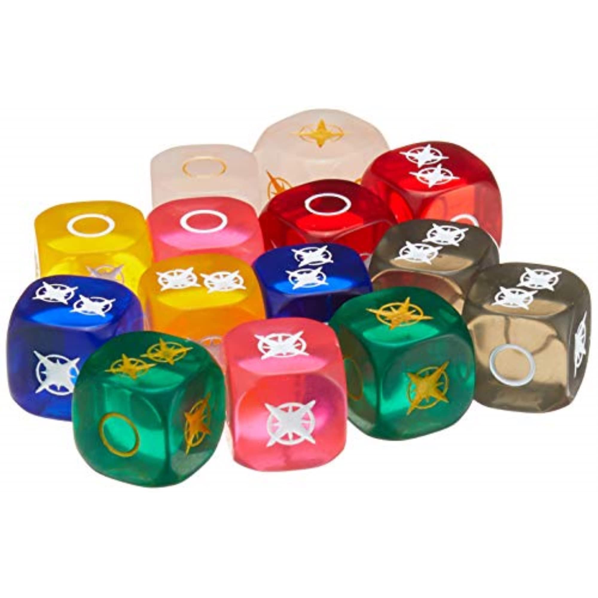 Renegade Game Studios Power Rangers: Heroes of the Grid Ranger Dice Set, Multicolour (RGS00863)