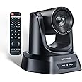 TONGVEO 20X Optical Zoom PTZ Camera HDMI IP Live Streaming SDI USB3.0 1080P 60fps PoE Supports for Church Services Worship Education Video Conference with OBS vMix Wirecast Zoom Skype and More