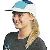 TrailHeads Summer Running Hat for Women with Soft Foam Brim & Reflective Trim – Quick Drying Cap with 5 Panel Design