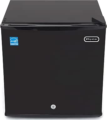 Whynter CUF-110B Energy Star 1.1 Cubic Feet Upright Lock, Black Freezer, cu ft