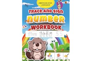 American Sign Language | Letter Word Numbers | ASL Trace and Sign Number Workbook: American Manual Numbers for Finger Spelling Words( Dover Coloring Book) (American Sign Language (ASL))