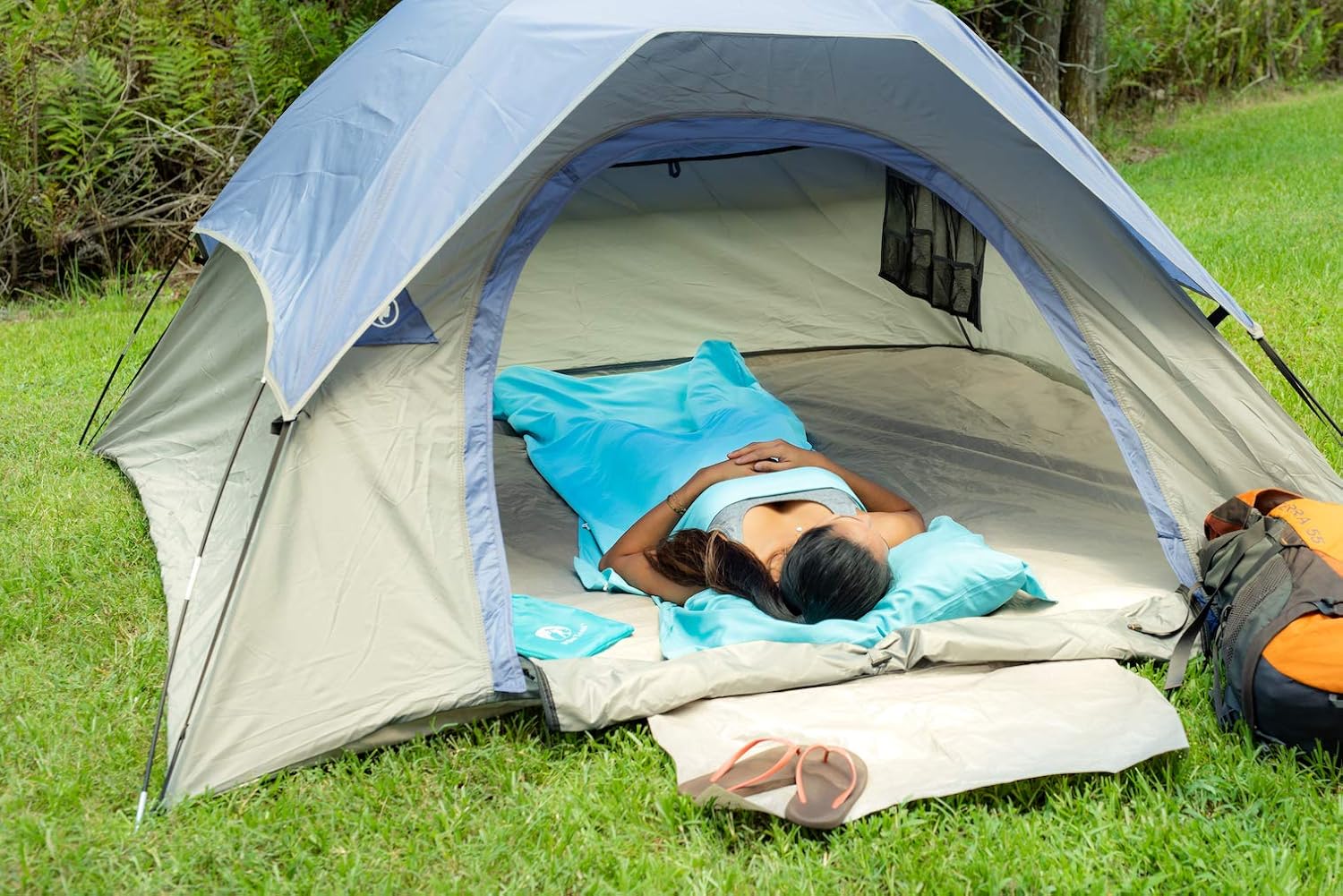 Pike Trail Sleeping Bag Liner – Travel and Camping Sheet, Lightweight and Compact Insert with Full Length Zipper and Guarantee : Sports & Outdoors